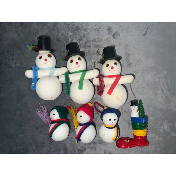 Vintage Christmas Snowman Nutcracker Decor, Huge Retro Holiday Display lot - Picture 8 of 8